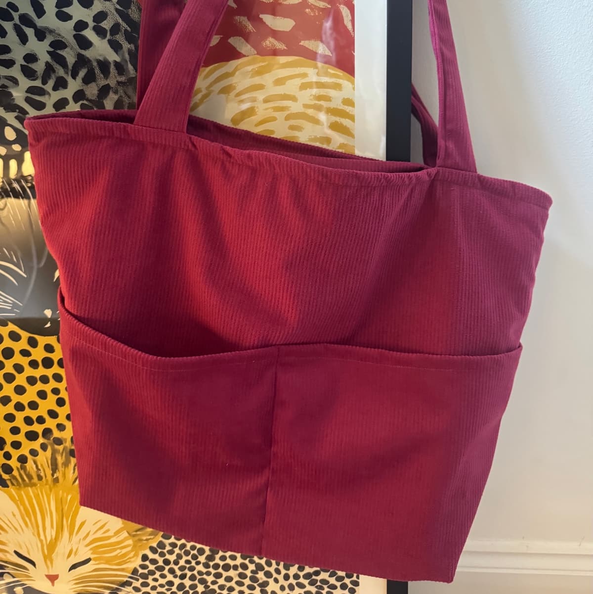 Corduroy bag